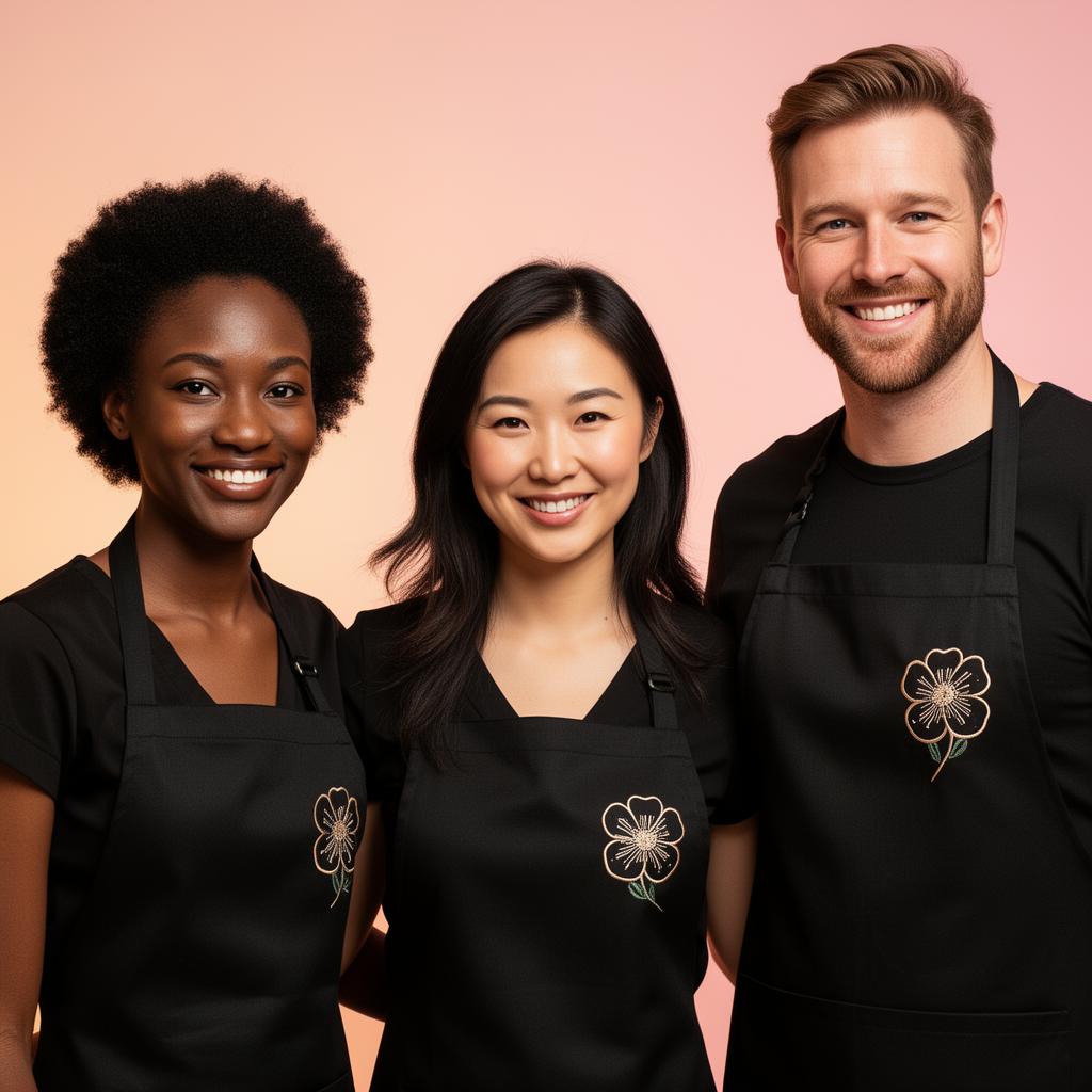 Bloom-ty team of diverse beauty professionals